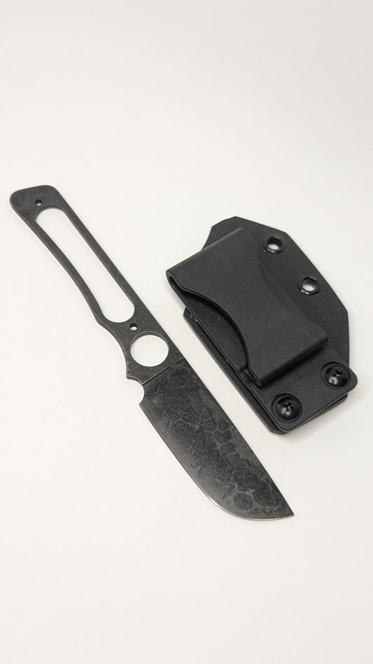 Fixed Blade Hunter (Stonewash, Small)